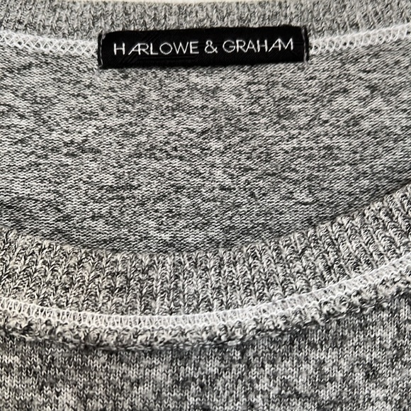 Harlowe & Graham Marbled Fleece Top - Picture 3 of 5